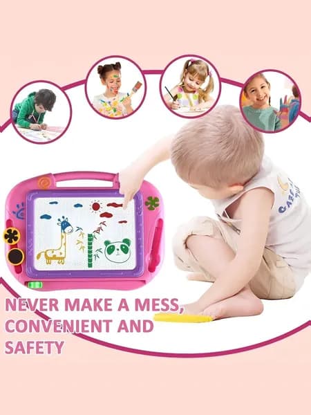 BESTSKY Магнитная доска для рисования для детей 3-4 лет, обучающая платформа, подарок на день рождения для девочек