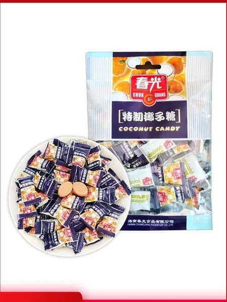 Hainan Specialty, Chunguang Food, Специальный кокосовый сахар 120 г экстраконцентрированного кокосового молока