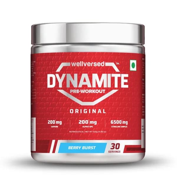 Wellversed Dynamite комплекс для подготовки к тренировке для мужчин с цитруллином 6500 мг, 420 г