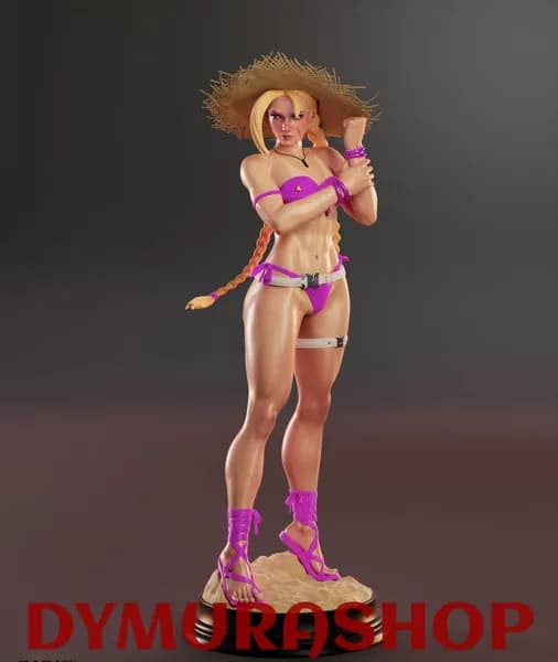 Фигурка Коллекционная Неокрашенная 0661 Cammy SF6 1/35