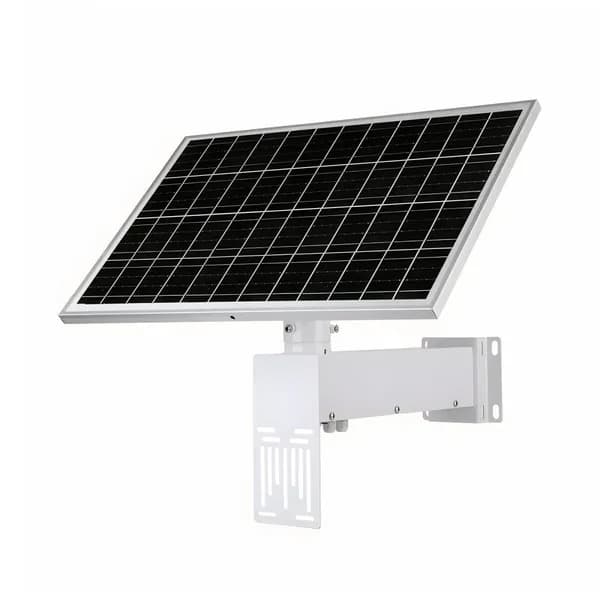 Уличные солнечные батареи TopSolar Mod:SM-40W-20AH (Q23377SM4) для систем видеонаблюдения на стройку. Время зарядки в солнечные дни: около 1,5 дней
