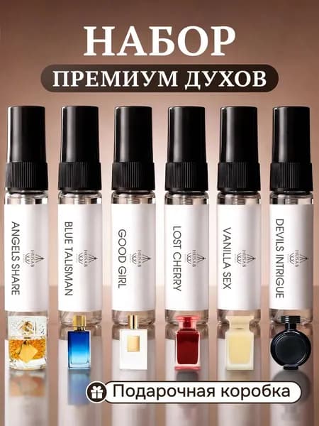 Духи женские стойкие набор пробников