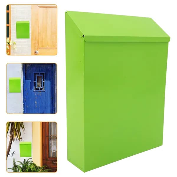 Почтовый ящик 67.15 мм x 208.56 мм, светло-зеленый