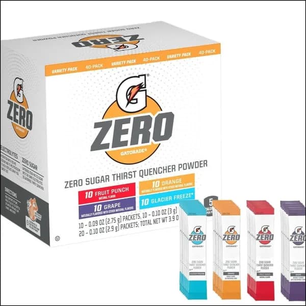 Эксклюзивные порошковые стики Gatorade Thirst Quencher, 40 единиц