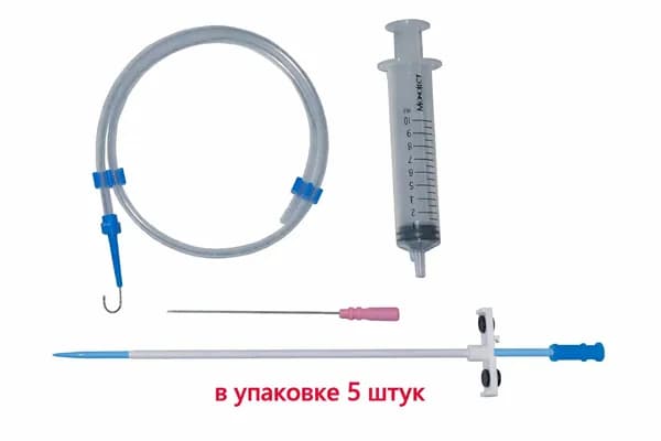 F47509 Устройство для внутрисосудистого доступа для интенсивной терапии и кардиологии (Интродьюсер) F47509, в упаковке 5 шт.