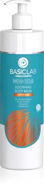 BasicLab Успокаивающий бальзам для тела после загара Dermocosmetics Protecticus Soothing Body Balm After Sun, 300 мл