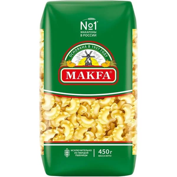 Макаронные изделия Makfa Петушиные гребешки 450 г