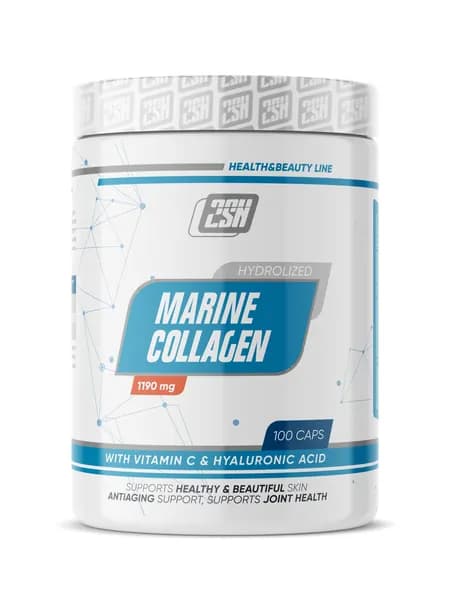 Коллаген+гиалуроновая кислота 2SN Marine Collagen+Hyaluronic acid+Vit.C с витамином С 100 капсул