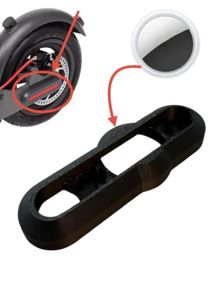 Держатель крышка AirTag для отслеживания электросамоката Xiaomi M365/1S/Lite