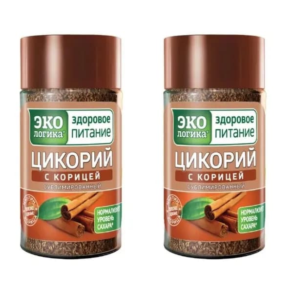 Экологика Цикорий сублимированный с корицей, 85 г, 2 шт