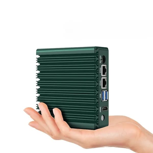 Findarling Мини-ПК (Intel Celeron N3160, RAM 8 ГБ, SSD 128 ГБ, HDD 128 ГБ, Intel HD Graphics, Windows 11 Pro), черный