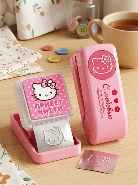 Милый пресс для вырубки бумаги Санрио Hello Kitty, ручной инструмент для DIY
