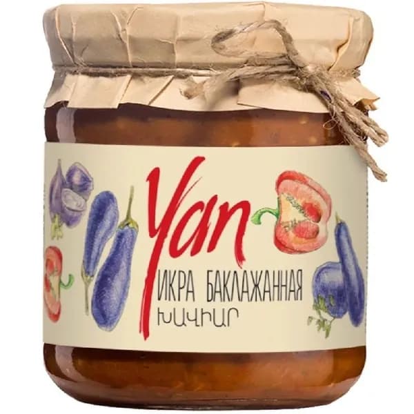 Икра YAN Баклажанная /стекло/ 470г