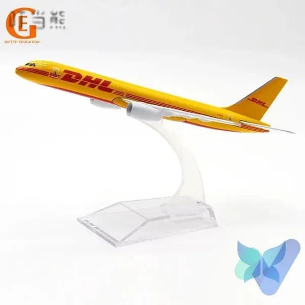 DHL Боинг 757 Металлическая Модель Самолета, Boeing B757 Грузовой Самолет