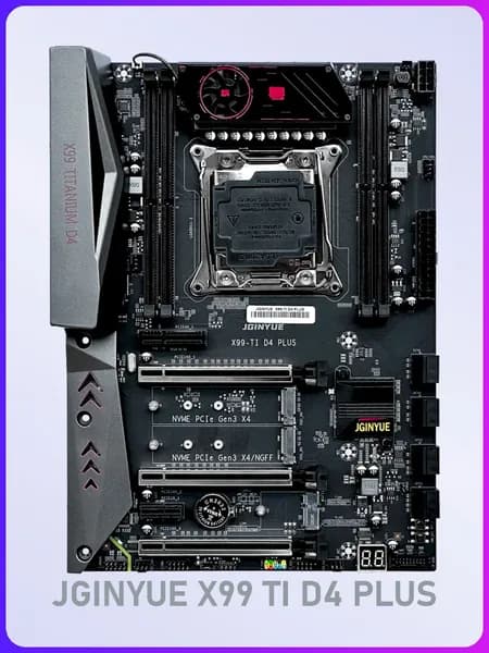 JGINYUE 2011-3 X99 TI D4 PLUS, LGA 2011-3, DDR4, Материнская плата