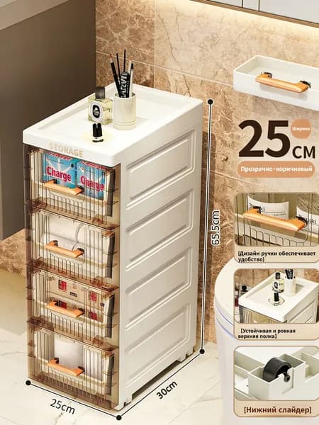Тумба для ванной,, 25х30х65.5 см