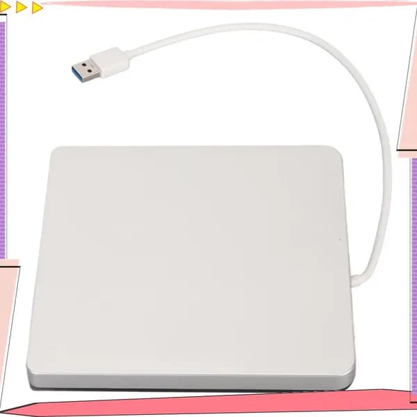 Внешний CD DVD привод, USB 3.0, портативный для ноутбука и ПК