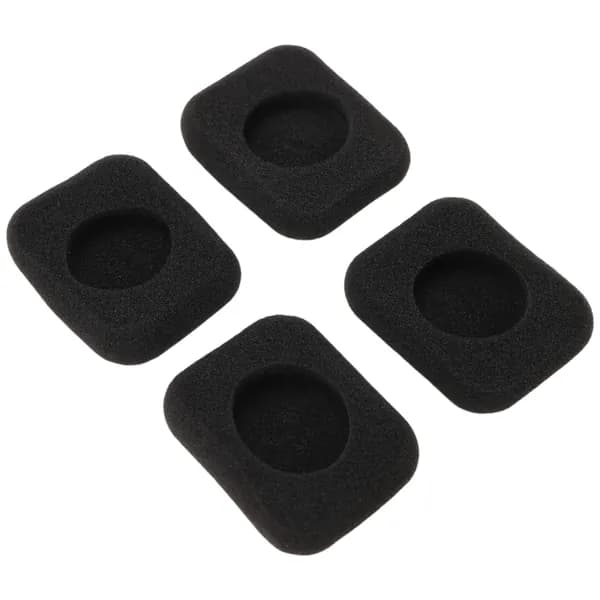 Подходит для Bang & Olufsen Beoplay Form 2i, сменные квадратные поролоновые амбушюры, 4 шт., чёрные