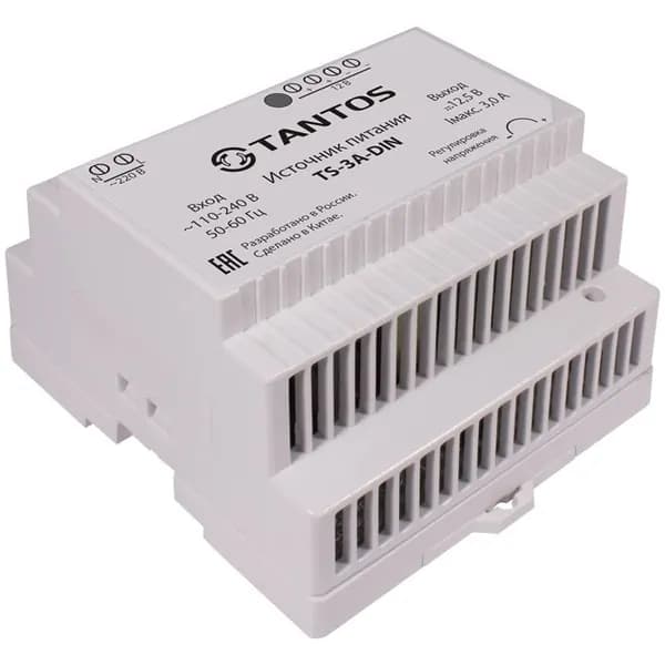Tantos TS-3A-DIN Источник вторичного питания на DIN-рейку 12В, 3А