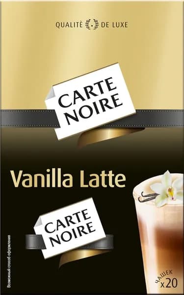 Напиток кофейный Carte Noire Vanilla Latte 16г