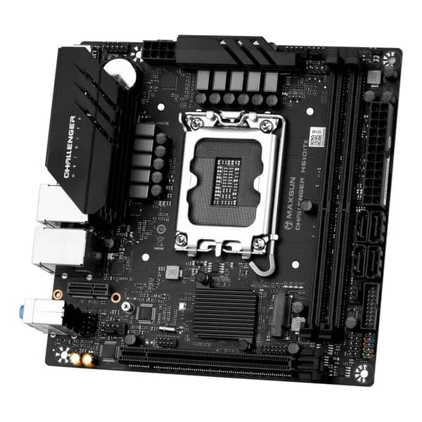Материнская плата Maxsun H610ITX 2LAN V3 H610, LGA1700, Intel H610, Mini-ITX, RTL (6940709698761)