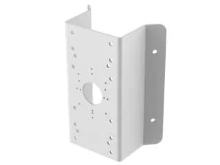 DS-1276ZJ-SUS угловой кронштейн для крепления камер видеонаблюдения на внешний угол, нержавеющая сталь, белый