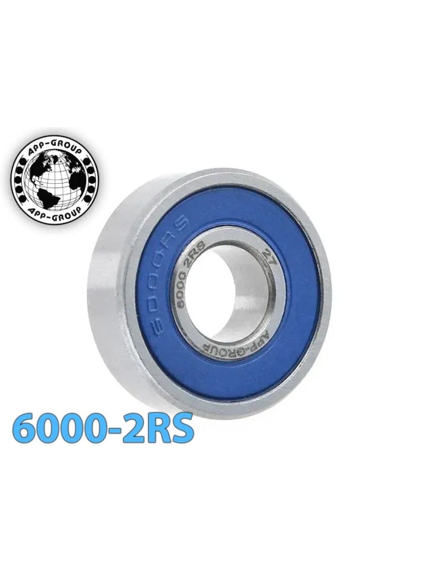 Подшипник 6000-2RS размер 10x26x8 мм