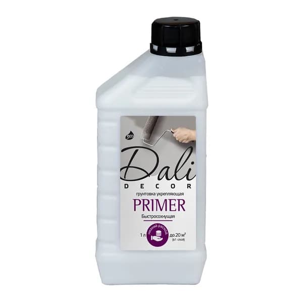 Грунтовка акриловая, укрепляющая Dali-Decor Primer (1л)