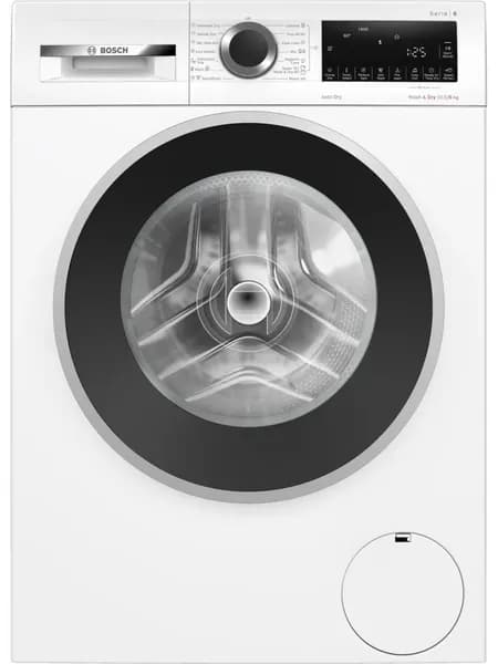 Стиральная машина с сушкой BOSCH WNA25401ME, 10.5/6 кг, 1400 об/мин, 14 программ, белый