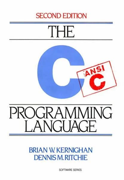 The C Programming Language 2nd Edition Kernighan Ritchie ANSI C учебник программирование на языке С