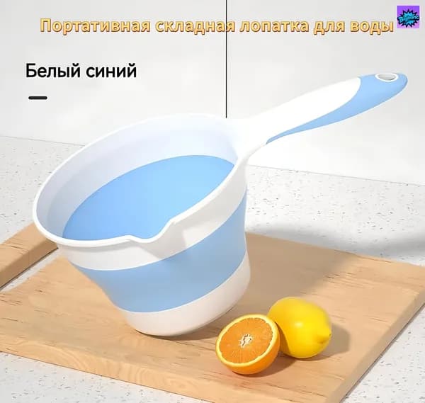 Ковш хозяйственный "Ковш хозяйственный серый/1шт.", пластик пищевой (hdpe, pp), 1 шт