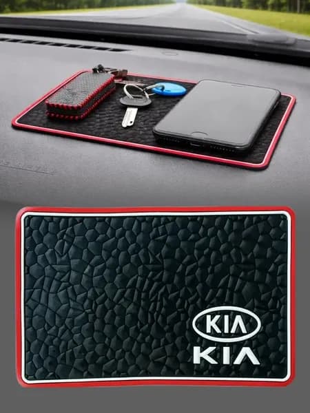 Коврик на панель авто силиконовый под камень Kia Киа