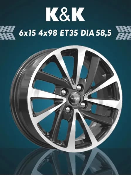 iFree KC899 Колесный диск Литой 15x6" PCD4х98 ET35 D58.5