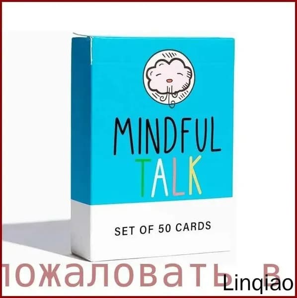 Mindful TalkДетская игра осознанности: карточка осознанного разговора Английский вариант