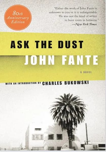 Ask the Dust by John Fante American Classic Fiction Novel English Book