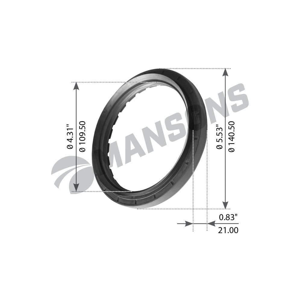 Сальник передней ступицы d109.5x140x21mm для VOLVO F10 12 900.028 MANSONS