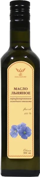 DIAL EXPORT Масло льняное натуральное 0,5л