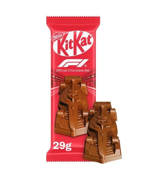 Шоколадные батончики KitKat F1 (Киткат Формула 1) Chocolate Racing Cars Шоколадные гоночные машинки 29г