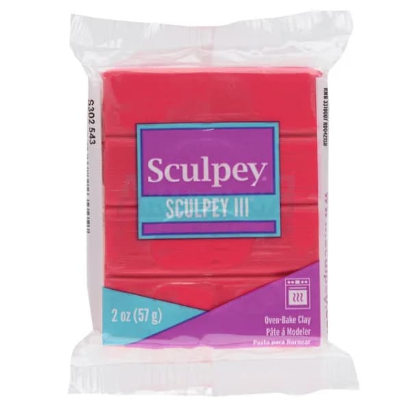 Полимерная глина Sculpey III 543 цвет ягодный 57 гр.