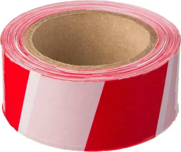 Сигнальная лента STAYER MAXTape, 50 мм, 150 м, красно-белая, 50 мм