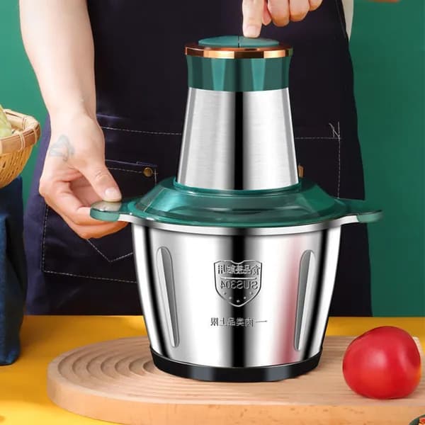 Электрический кухонный комбайн из нержавеющей стали для мяса, 3L