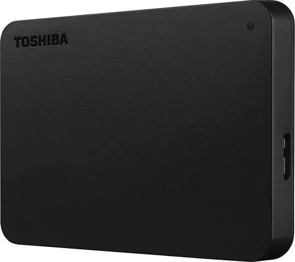 Toshiba Ноутбук, HDD 500 ГБ, (Toshiba Canvio Basics A3 500GB), черный матовый