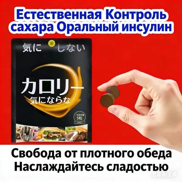 Японские таблетки LOHAStyle против сахара, пятислойные с травами, блокируют сладкие углеводы, импортированные, эффективно снижают жир
