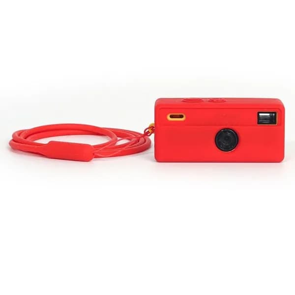 (1 шт) Силиконовый чехол для мини-камеры Kodak 1987, красный