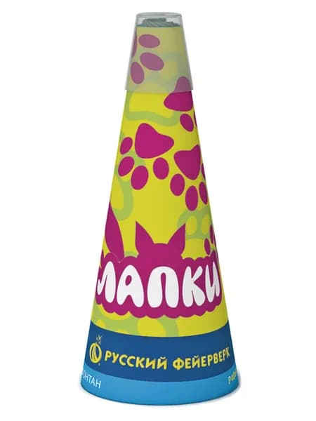 Фонтан пиротехнический Русский фейерверк Р4064 Лапки 3 м. 40 сек.