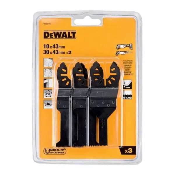 DEWALT DT20713 Осциллирующая пила для резки дерева/гвоздей комплект 3PCS