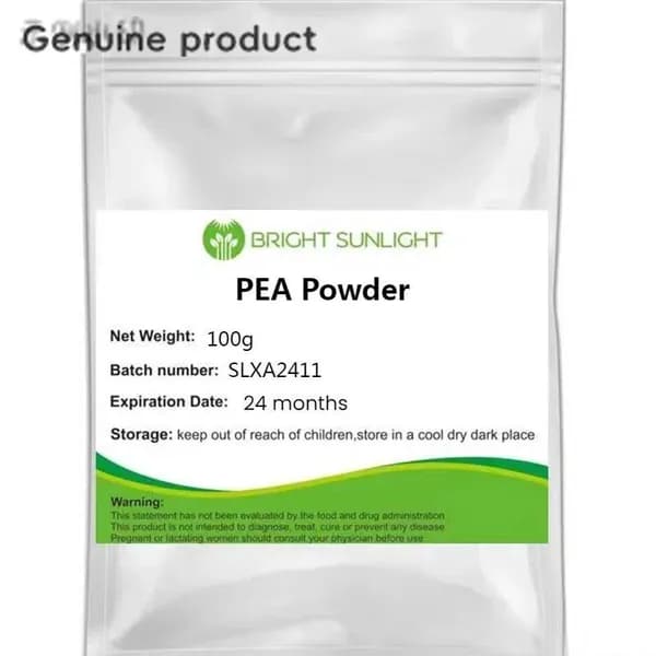 Чистый порошок пальмитоилэтаноламида- ГОРОШИНА Pure Palmitoylethanolamide Powder-100g PEA