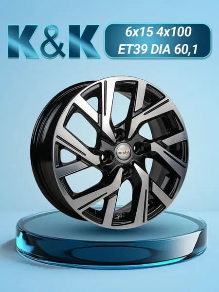 iFree KC1030 Колесный диск Литой 15x6" PCD4х100 ET39 D60.1