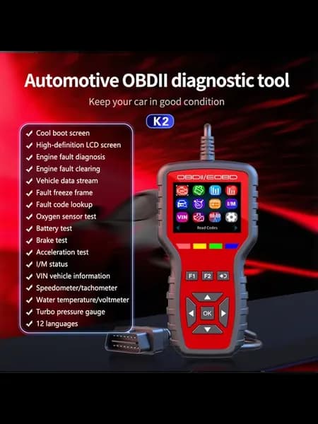 Автосканер OBD2 с тестером АКБ и живыми данными