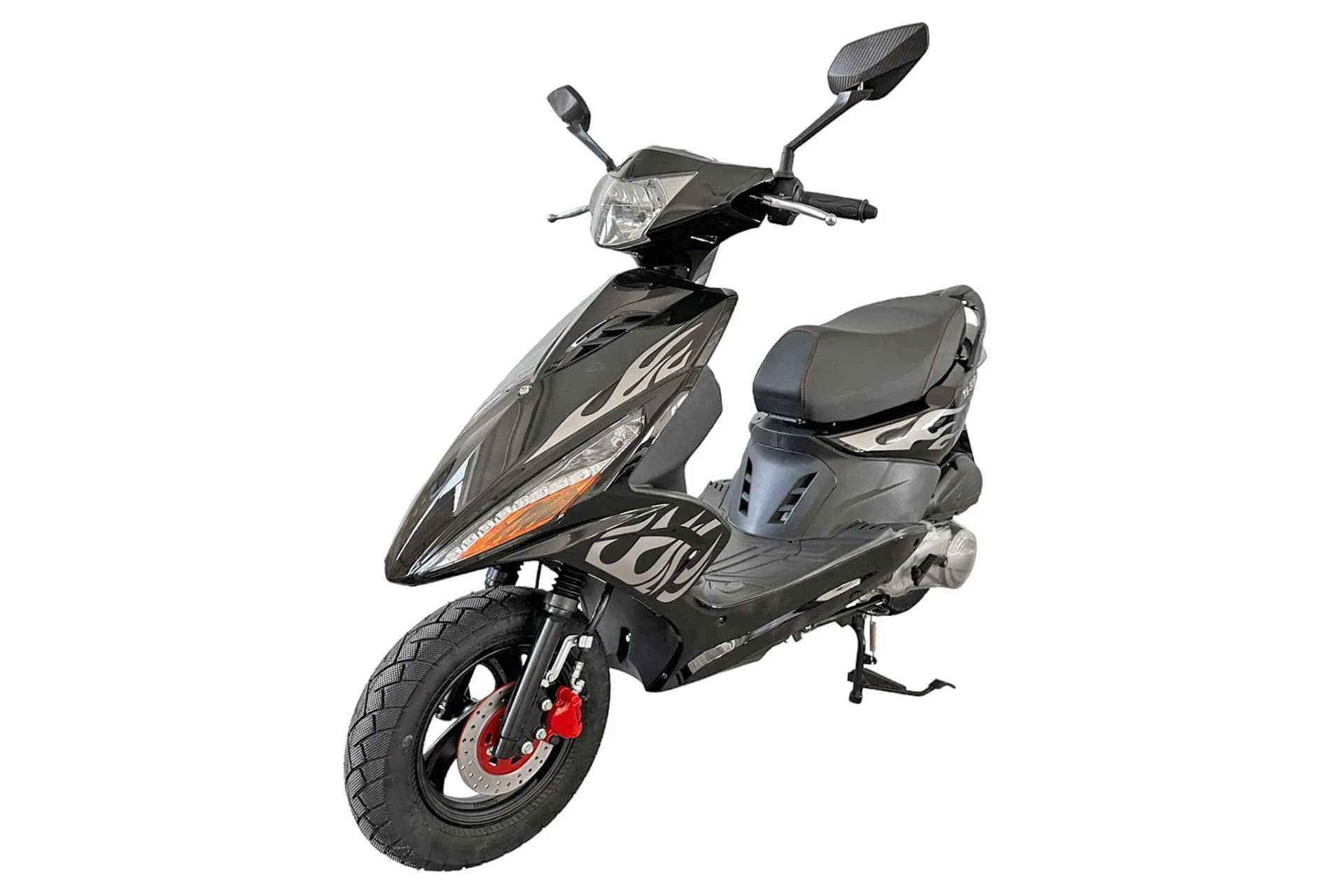 Скутер Corsa 49сс черный (10,8л.с., колеса 10", тормоза: диск.перед/бараб зад.)
